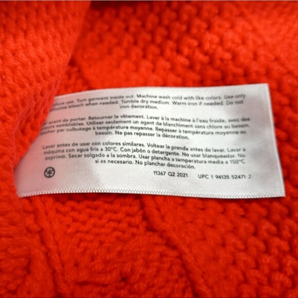 Carter's Girls Sweater Dress Cable Knit Ruffle Size 12 New with Tags NWT - Picture 2 of 9